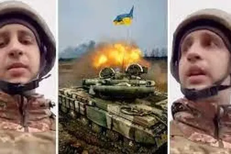 Soldat din Ucraina cu un mesaj emoționant: ”Deocamdată, suntem vii. Dar în caz de ceva, mama, tata, vă iubesc” - VIDEO