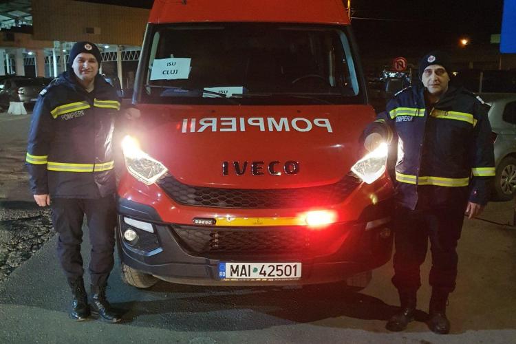 ISU Cluj a trimis un microbuz la Vama Siret pentru a aduce refugiați - FOTO