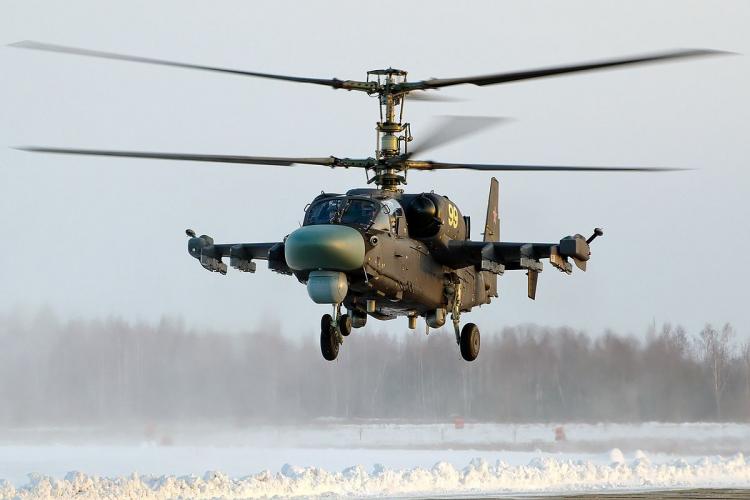 VIDEO - Ministerul Apărării din Rusia a publicat un video de propagandă cu elicopterele Ka-52 din dotare
