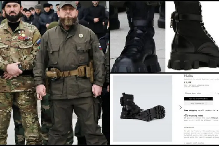 Ramzan Kadyrov, liderul cecen, cu ghete Prada pentru femei în războiul din Ucraina - FOTO   