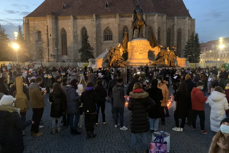 O nouă zi de război=o nouă zi de solidaritate cu poporul ucrainean. Clujenii sunt îndemnați să se alăture acțiunii globale de manifestare a solidarității