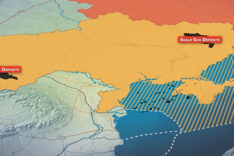 Războiul din Ucraina explicat și din punct de vedere economic! Ucraina stă pe rezerve colosale de gaz pe care Putin le vrea