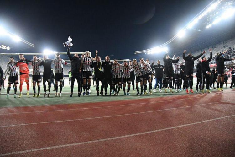 Victorie categorică pentru „U” la primul meci din 2022. Concordia Chiajna spulberată de „studenți” cu 4-0 pe Cluj Arena