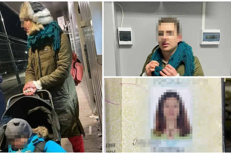 FOTO - Un ucrainean s-a deghizat în soția lui și a încercat să treacă granița în România cu copilul în cărucior