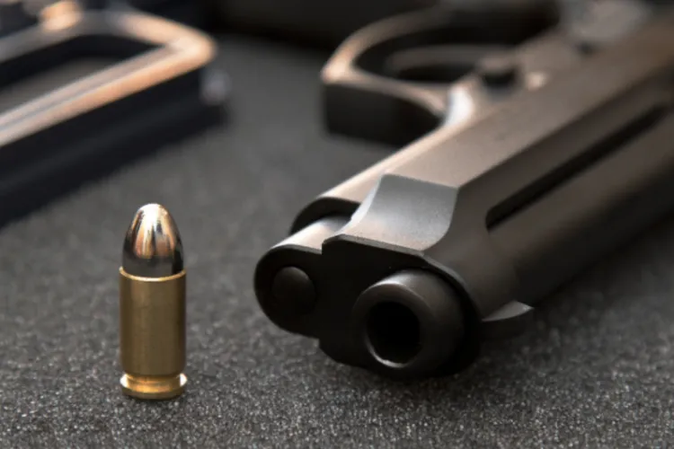 O serie de arme deţinute ilegal de un bărbat au fost găsite după ce acesta a ajuns la spital, cu o rană la cap