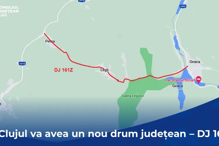 În Cluj, apare un nou drum județean, care va fi modernizat