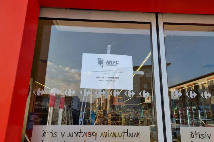 Protecția Consumatorilor a închis Carrefour Florești - FOTO