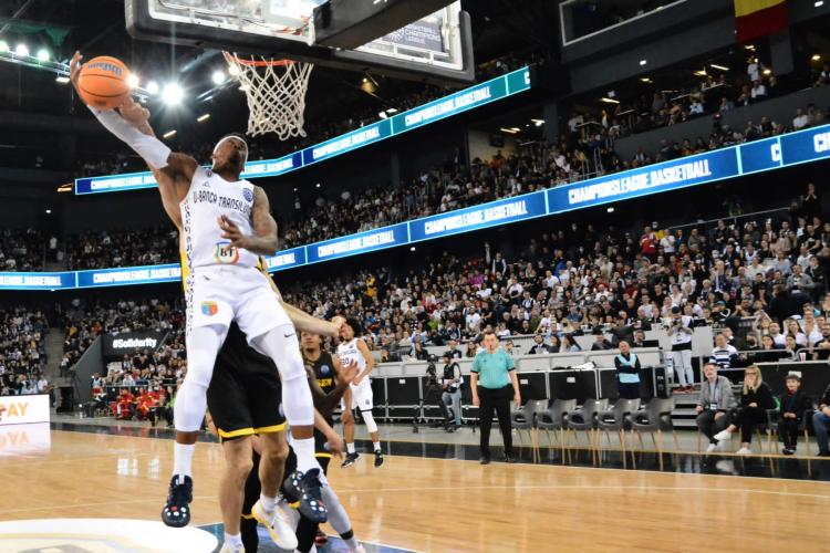 U-BT a învins pe RIESEN Ludwigsburg la Cluj, in primul meci din sferturile Basketball Champions League - VIDEO SI FOTO