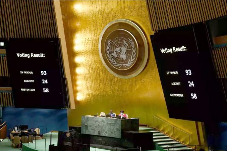Rusia a fost suspendată din Consiliul ONU pentru Drepturile Omului. 93 de țări au votat pentru, iar 24 de țări s-au opus