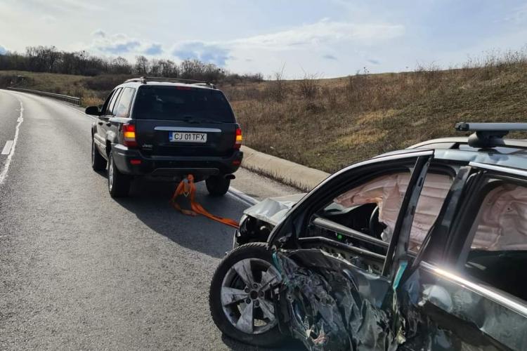 Accident GRAV pe centura Vâlcele - Apahida. Un om este resuscitat - FOTO