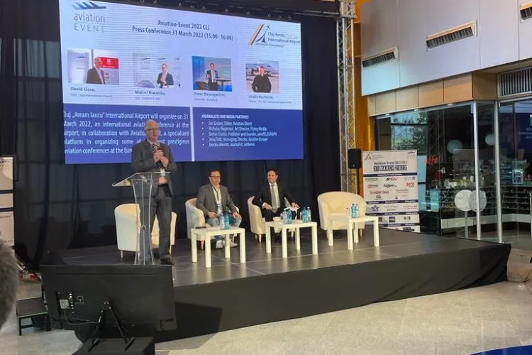 Aeroportul Cluj devine capitala aviaţiei europene! Găzduiește, în premieră, conferinţa internatională Aviation-Event 2022 CLJ