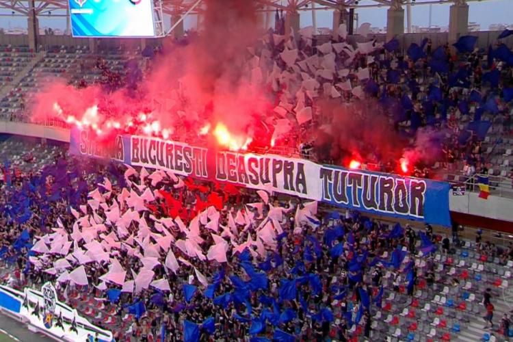 „Provocare” de la București pentru fanii lui „U”?! O parte din peluza SUD Steaua va zbura cu avionul închiriat la Cluj