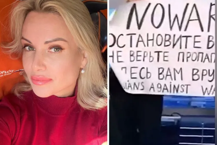 Rusia o amenință cu noi sancțiuni pe jurnalista care l-a sfidat pe Vladimir Putin în direct. Prin ce coșmar trece femeia 