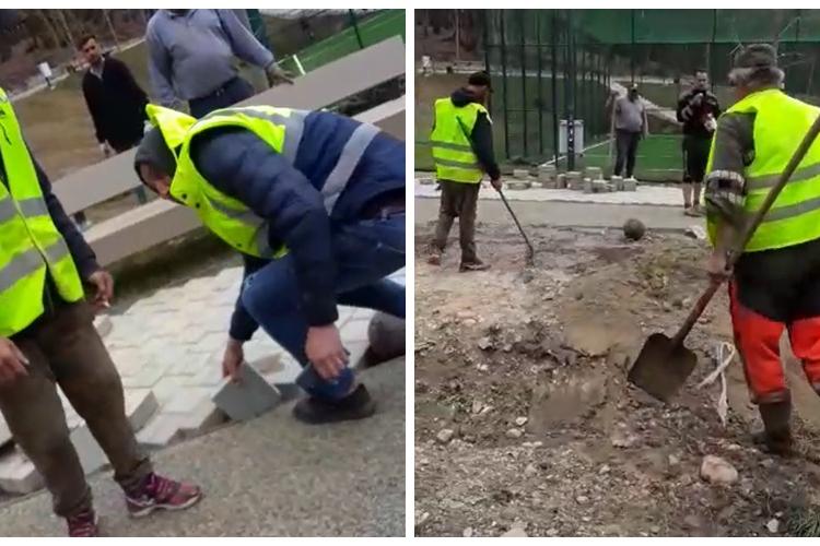 Clujeanul bătut de muncitori cu grebla și lopata la Baza ”La Terenuri”, în Mănăștur, a depus plângere penală - VIDEO