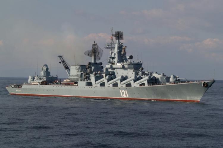 Ucrainenii spun că au lovit crucișătorul ”Moscova”, simbolul puterii navale ruse. E răzbunare pentru insula Șerpilor