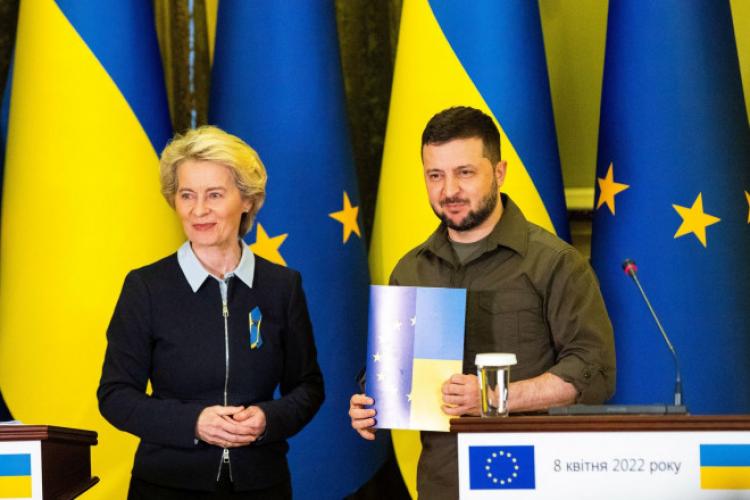 Ucraina a completat chestionarul pentru aderarea la Uniunea Europeană. Țara asediată ar putea face parte din UE din iunie 2022 