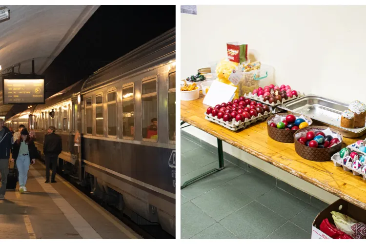 Refugiații din Ucraina au fost primiți, azi noapte, cu ouă roșii în Gara CFR din Cluj-Napoca