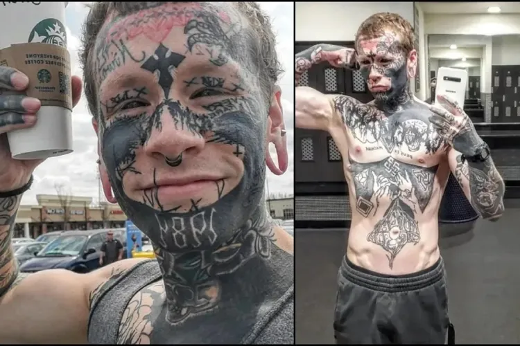 Un tânăr a dat 46.000 de euro pe tatuaje: Acum mă simt confortabil cu imaginea mea exterioară