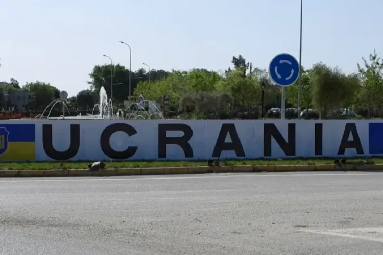 VIDEO: Un sat din sudul Spaniei și-a schimbat numele în Ucraina, în semn de solidaritate
