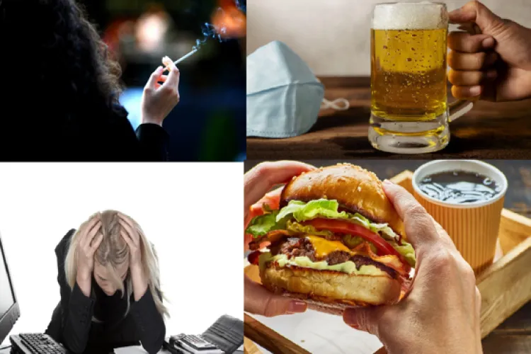 Abuzul de alcool, de țigări și de mâncare nesănătoasă, cât și creșterea problemelor sănătății psihice, au crescut în perioada pandemiei printre studenți 