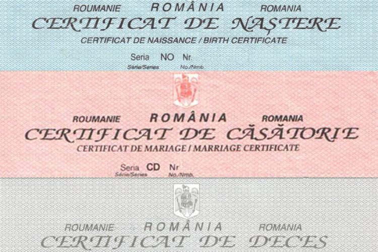 ATENȚIE, CLUJENI! Începând cu 2 mai, plastifierea certificatelor de naștere, căsătorie sau deces duce automat la anularea actelor