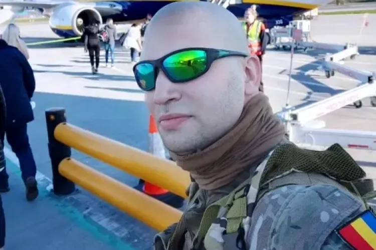Un lunetist  român luptă în Ucraina împotriva rușilor - FOTO și VIDEO