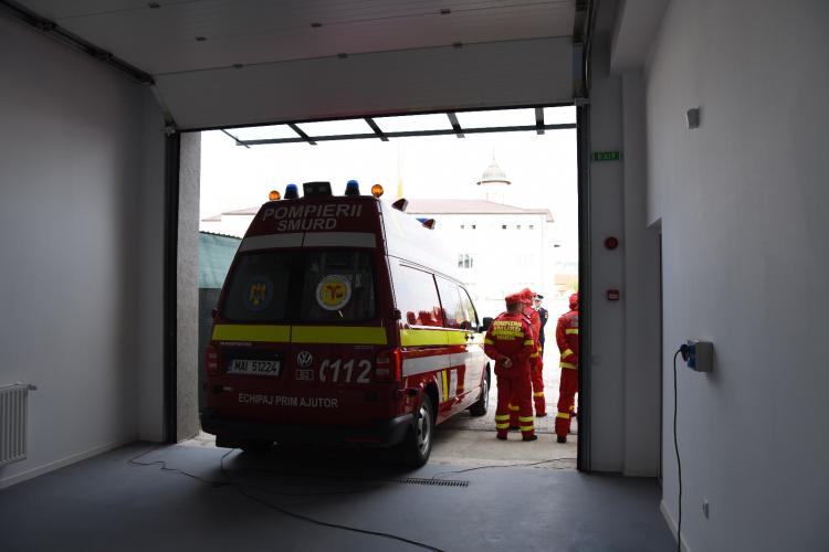 Pompierii și salvatorii de la SMURD au deschis un punct de lucru și la Gherla pentru a fi mai operativi - FOTO