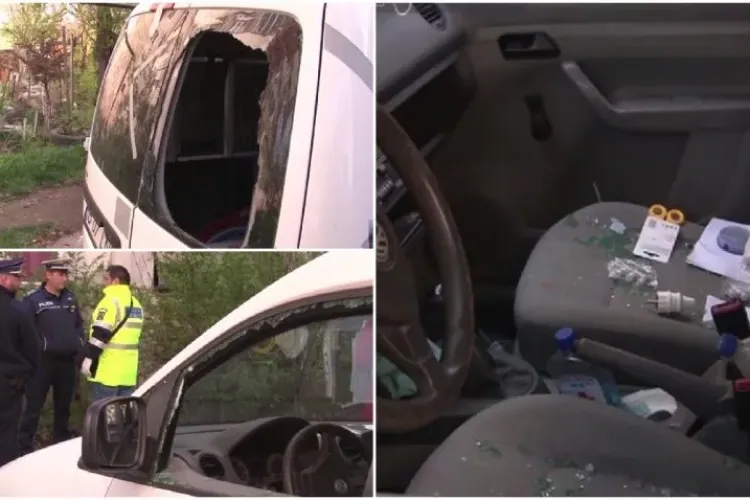 Un bărbat beat a distrus 56 de maşini și a fost reținut de jandarmi   