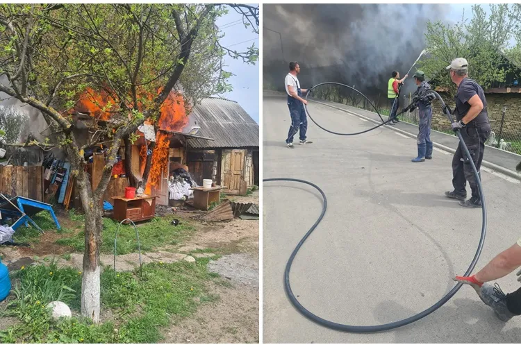 Solidaritate la un incendiu GRAV din Chinteni: Mulțumim cetățenilor - VIDEO
