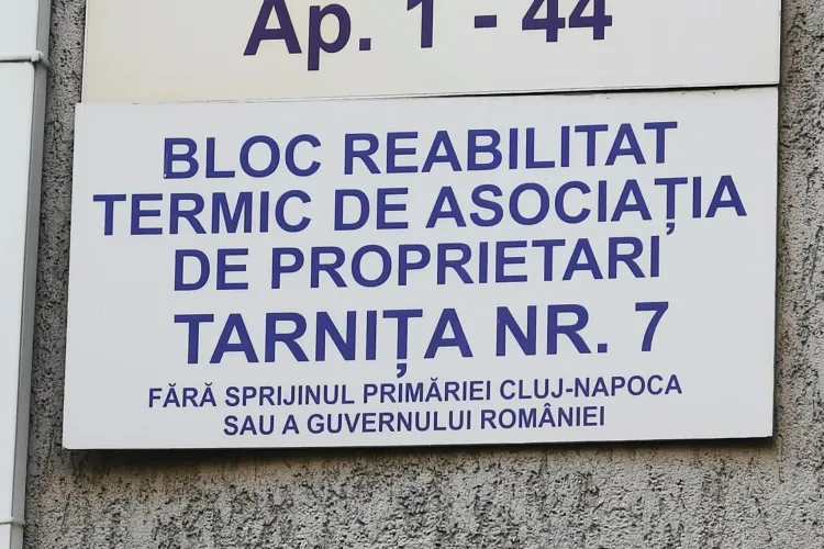 ”Prin noi înșine” - Bloc reabilitat fără sprijinul Primăriei Cluj-Napoca - FOTO