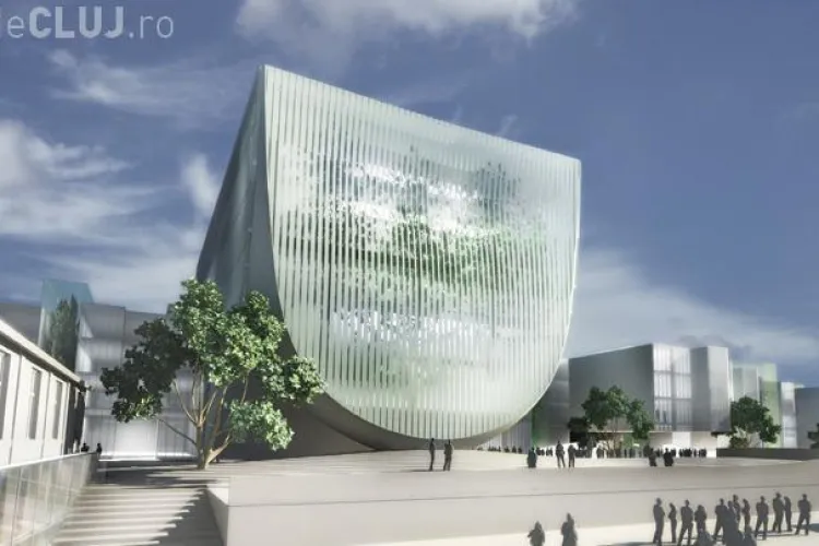 Vezi cum a gandit Filarmonica Transilvania Dorin Stefan, arhitectul care a proiectat "turnul frunza" din Taiwan! - FOTO