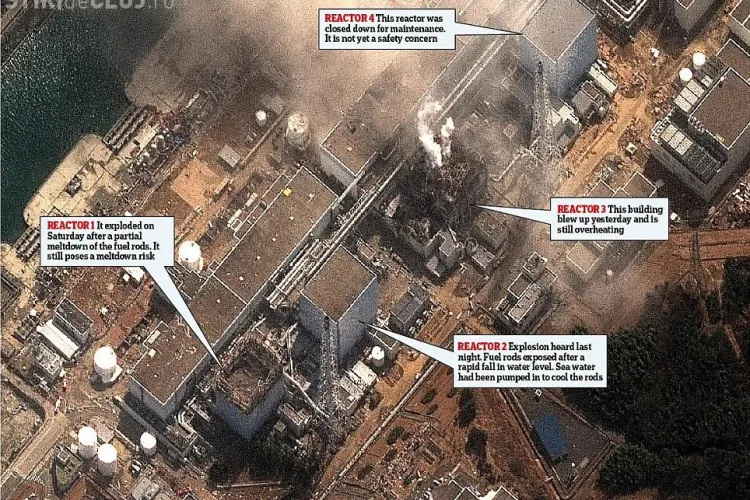 Incendiu la reactorul 4 de la Fukushima. Nivelul radiatiilor a crescut de 8 ori! - FOTO