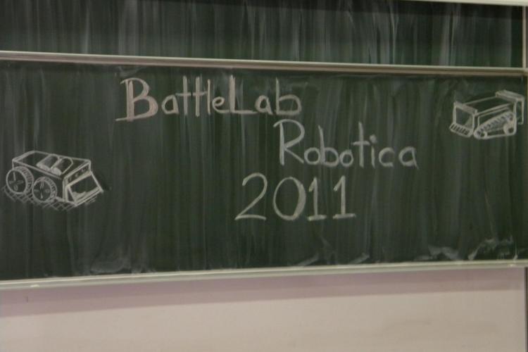 BattleLab Robotica 2011 sau sumo cu roboti la UTCN - VIDEO si FOTO