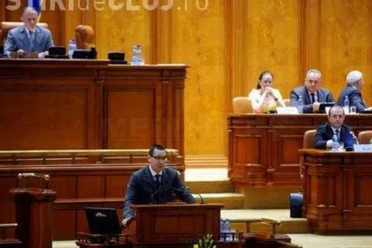 Ponta: Boc e un papagal! Premierul a parasit sala suparat