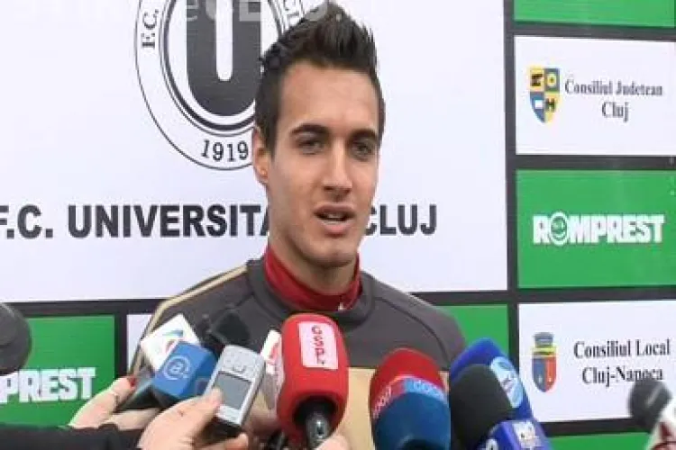 Andrei Voican, autorul golului de senzatie cu Unirea: Batem Otelul! - VIDEO