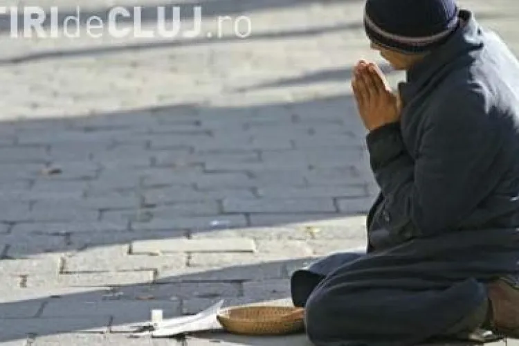 Generozitatea clujenilor atrage cersetorii! Politistii au desfiintat patru tabere nomade