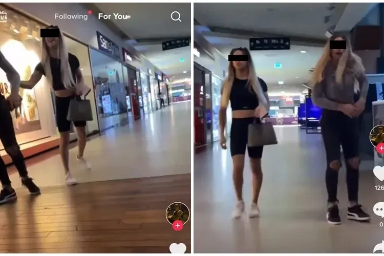 O femeie transgender s-a bătut în Iulius Mall Cluj cu un tânăr! UPDATE: Anterior s-a dezbrăcat pe malul lacului la pieptul gol - VIDEO EXCLUSIV