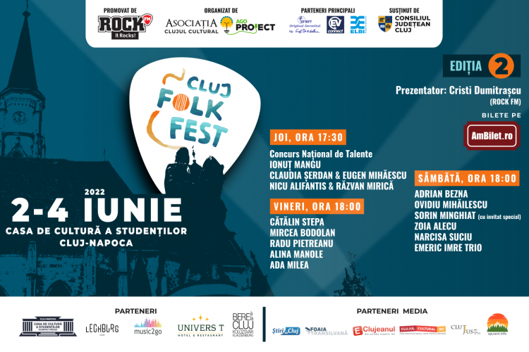 Cluj Folk Fest 2022, pe ultima sută de metri! S-au pus în vânzare biletele de o zi