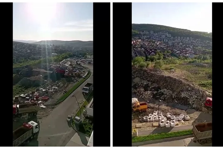 Și milionarii din ”blocul cu aripi” din Cluj-Napoca plâng câteodată! Din balconul apartamentelor de 250.000 de euro se vede mizeria - VIDEO