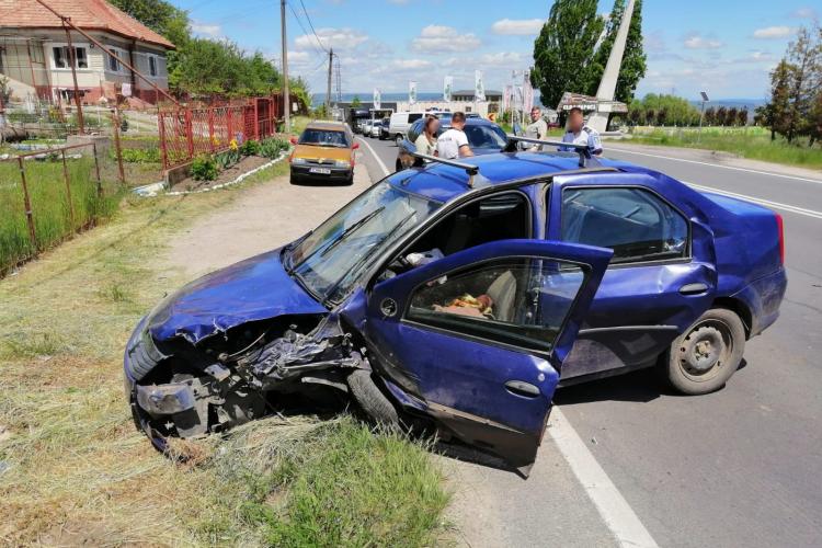 Accident pe Calea Turzii, cu trei autoturisme - FOTO