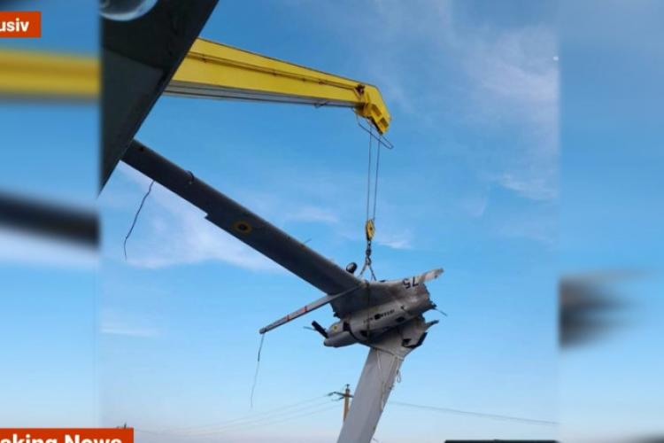 Epava unei drone Bayraktar, folosită de armata ucraineneană, a fost găsită la Sulina