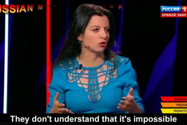 VIDEO - Redactorul-șef de la Russia Today, Margarita Simonian: „Cine studiază în Occident merge direct în iad. Brava lume nouă duce direct în iad”