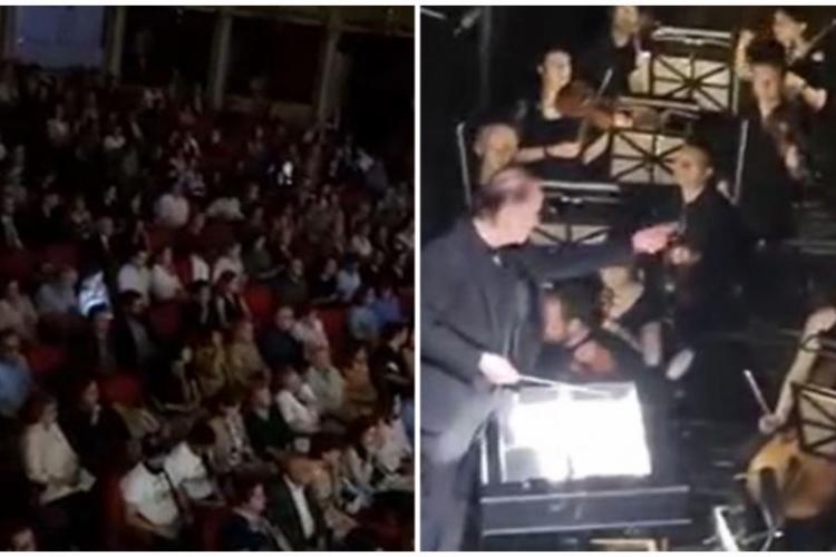 VIDEO - Momentul în care mesajul RO-Alert întrerupe un spectacol la Opera Naţională din Bucureşti. „Publicul izbucnește în râs! Aplauze!!”