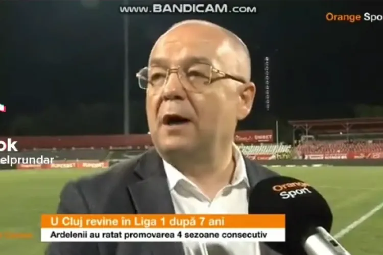 Boc e vedetă pe TikTok, după o fază amuzantă de la finalul meciului Dinamo - U Cluj - VIDEO   