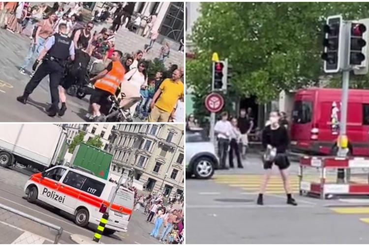 O româncă „înarmată” cu o cratiţă a luat la ţintă maşinile şi trecătorii