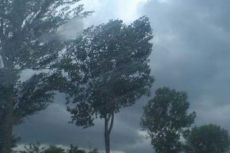 ISU Cluj: COD Galben de furtună în județul Cluj. Vezi zone afectate