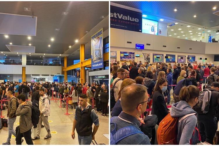 Pasager în Cluj: Wizz Air, organizare ZERO pe Aeroportul Cluj. Prioritatea la îmbarcare e glumă proastă - FOTO