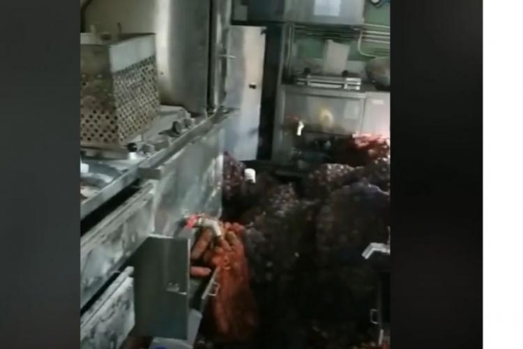 VIDEO - Ce mănâncă militarii ruşi aflaţi pe front? Vezi ce au găsit soldaţii ucraineni în bucătăria unui camion militar rus