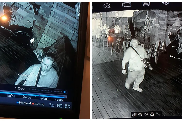 Prelată de motocicletă furată din curtea Zen Hotel, din centrul Clujului - VIDEO și FOTO   