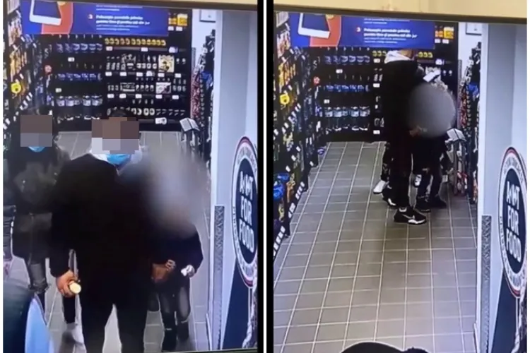 Cluj: Un tată fură un telefon din Carrefour Mănăștur, în timp ce face cumpărături alături de copii și soție - VIDEO